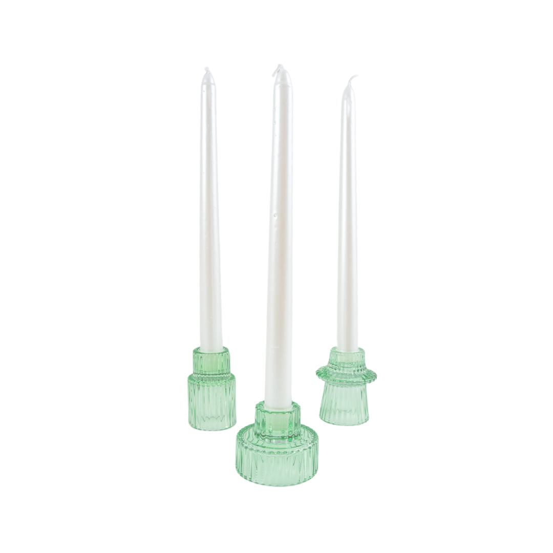 CANDELABROS DE CRISTAL 3 PACK